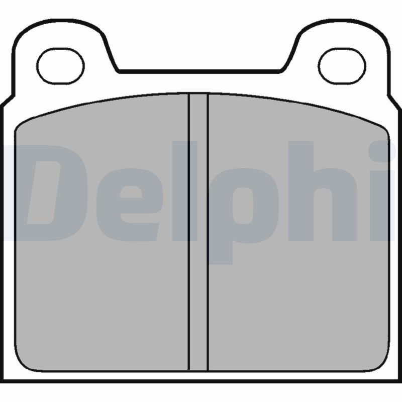 set placute frana,frana disc LP61 DELPHI