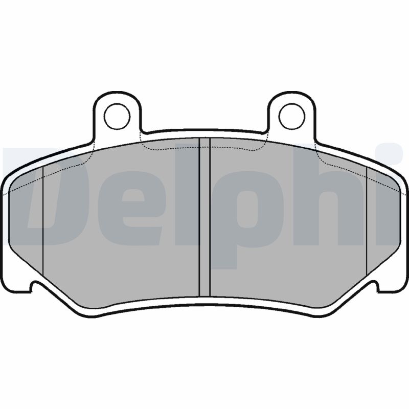 set placute frana,frana disc LP643 DELPHI