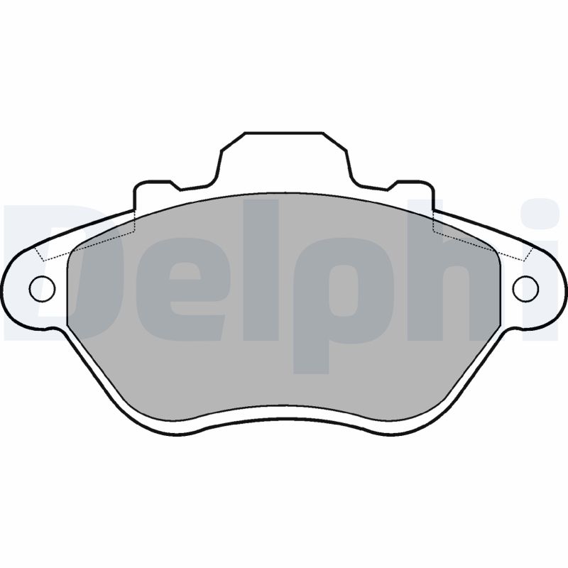 set placute frana,frana disc LP666 DELPHI