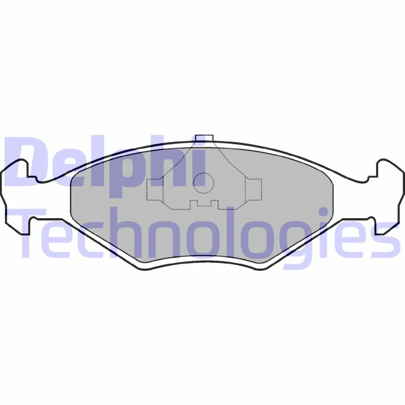 Set placute frana,frana disc LP677 DELPHI