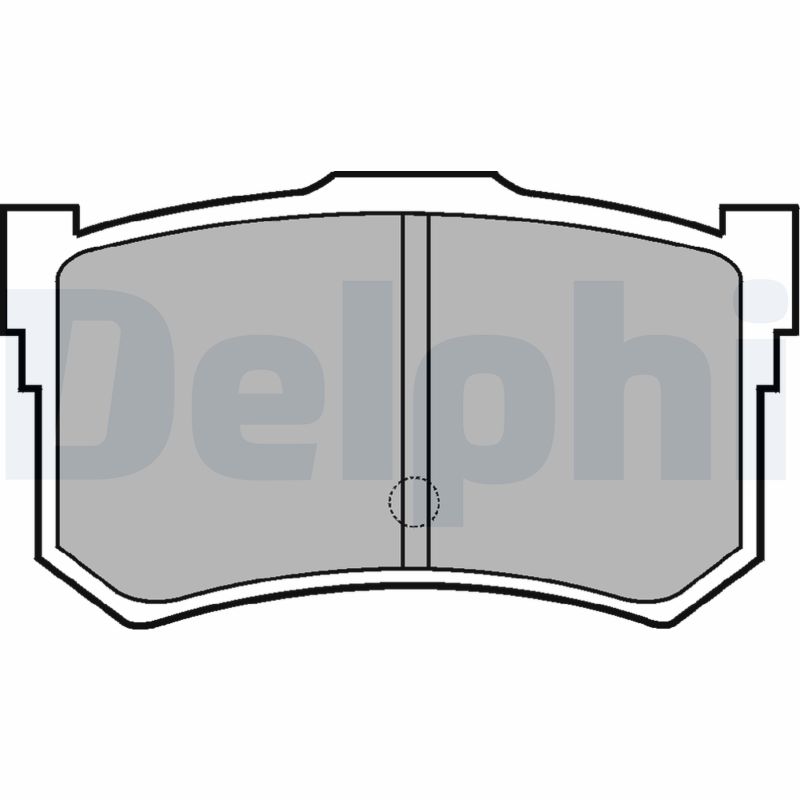 set placute frana,frana disc LP678 DELPHI