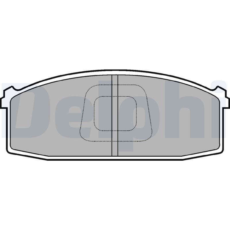 set placute frana,frana disc LP686 DELPHI