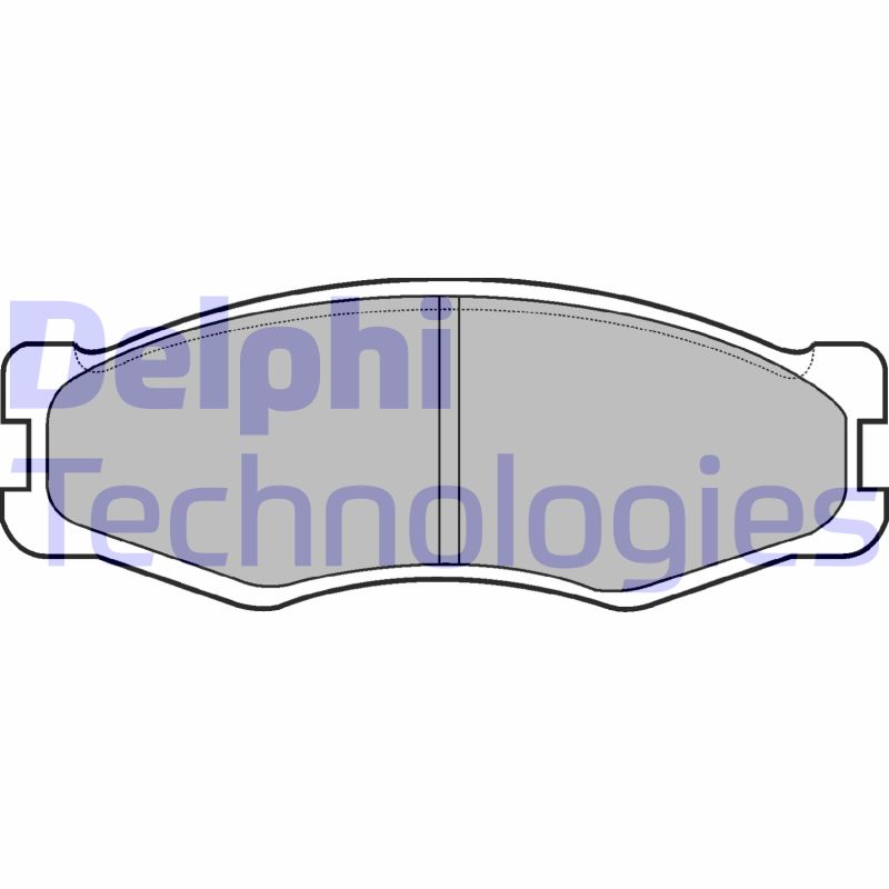 Set placute frana,frana disc LP707 DELPHI