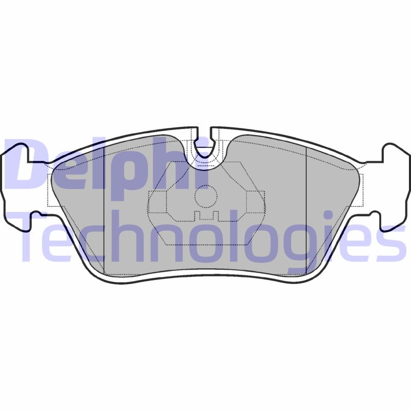 Set placute frana,frana disc LP710 DELPHI