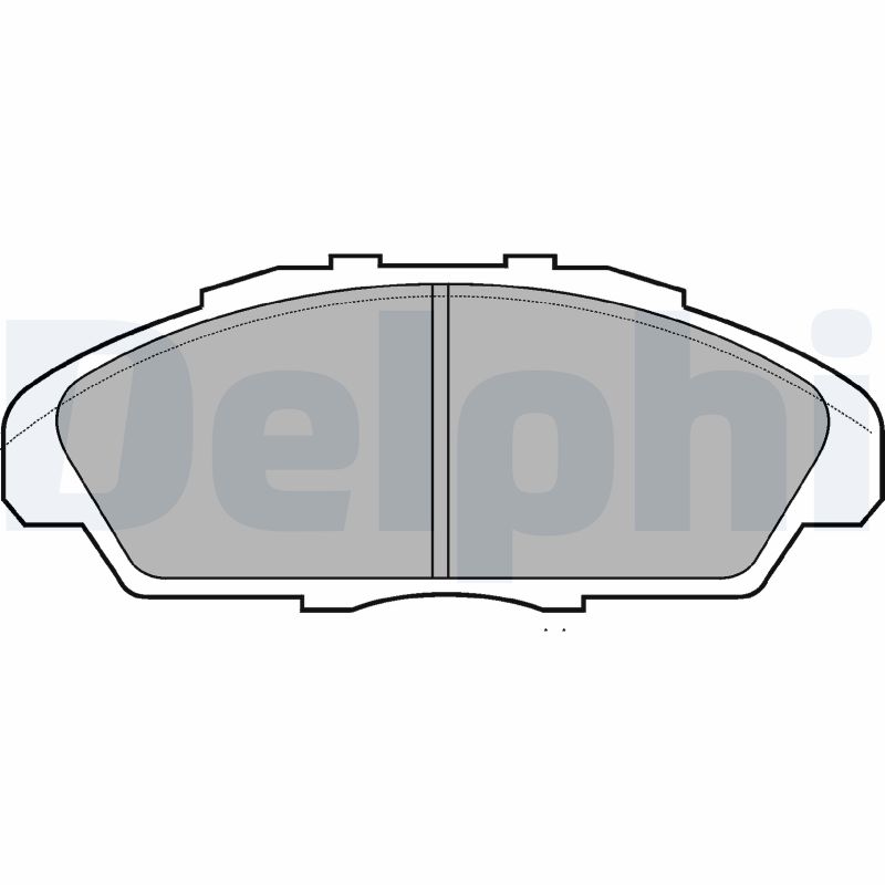 set placute frana,frana disc LP733 DELPHI