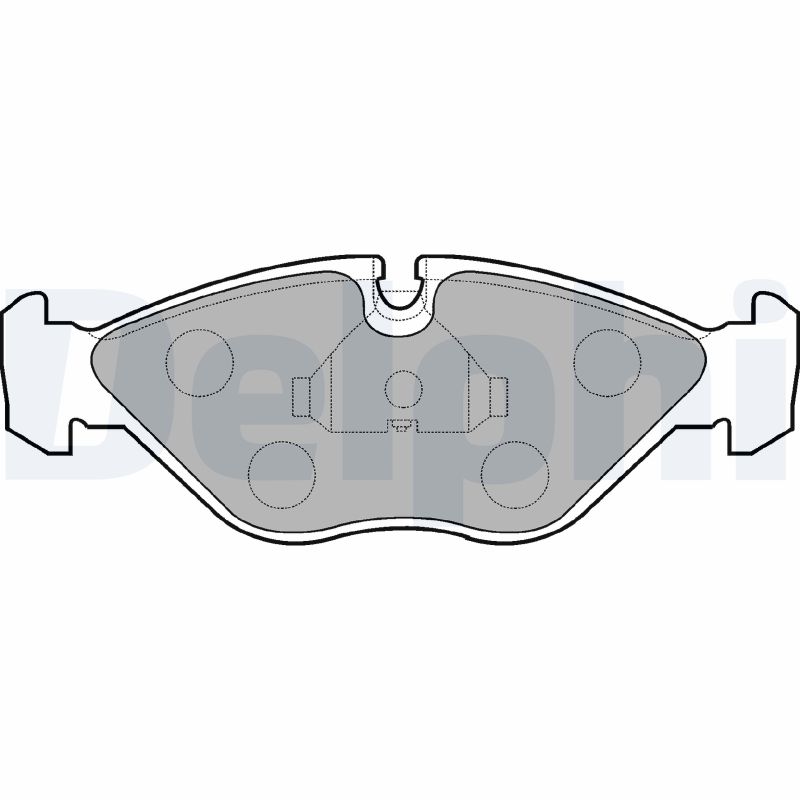 set placute frana,frana disc LP786 DELPHI