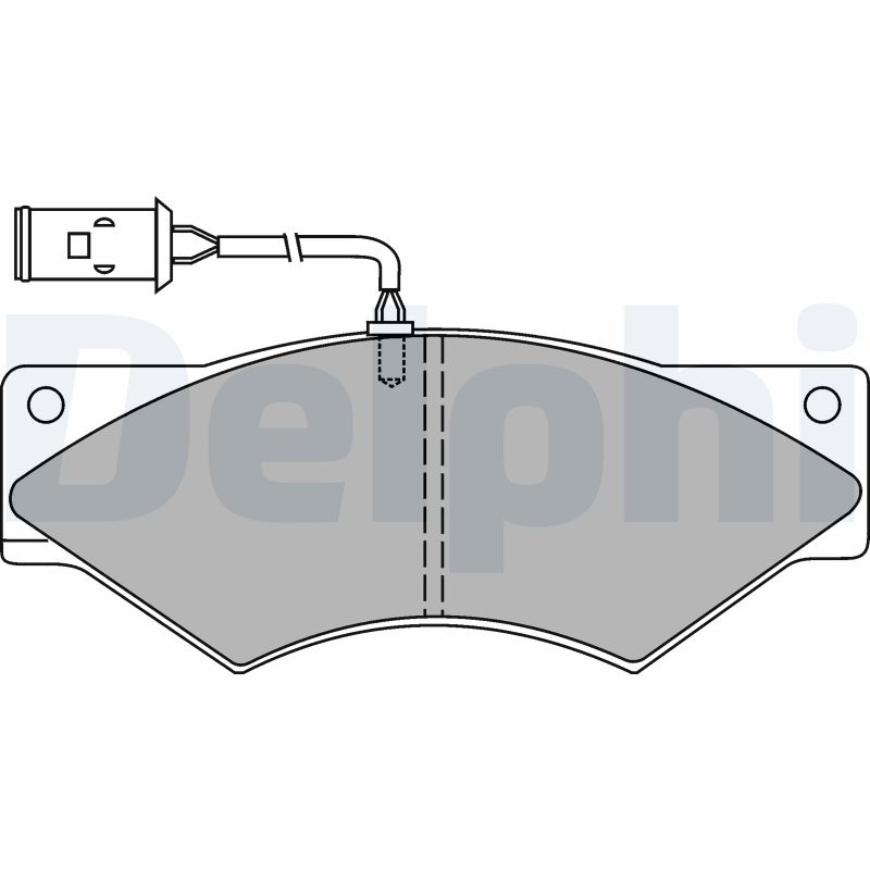 set placute frana,frana disc LP8040 DELPHI