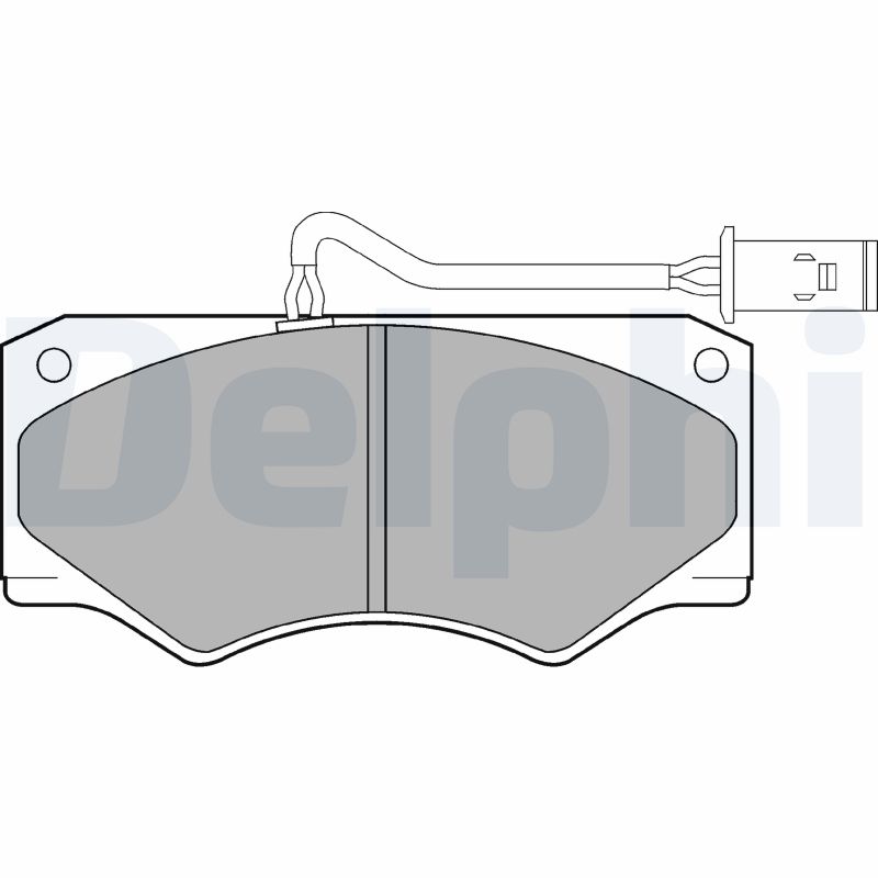 set placute frana,frana disc LP833 DELPHI