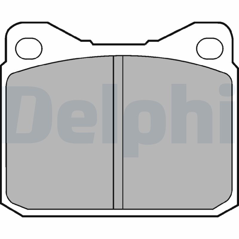 set placute frana,frana disc LP84 DELPHI
