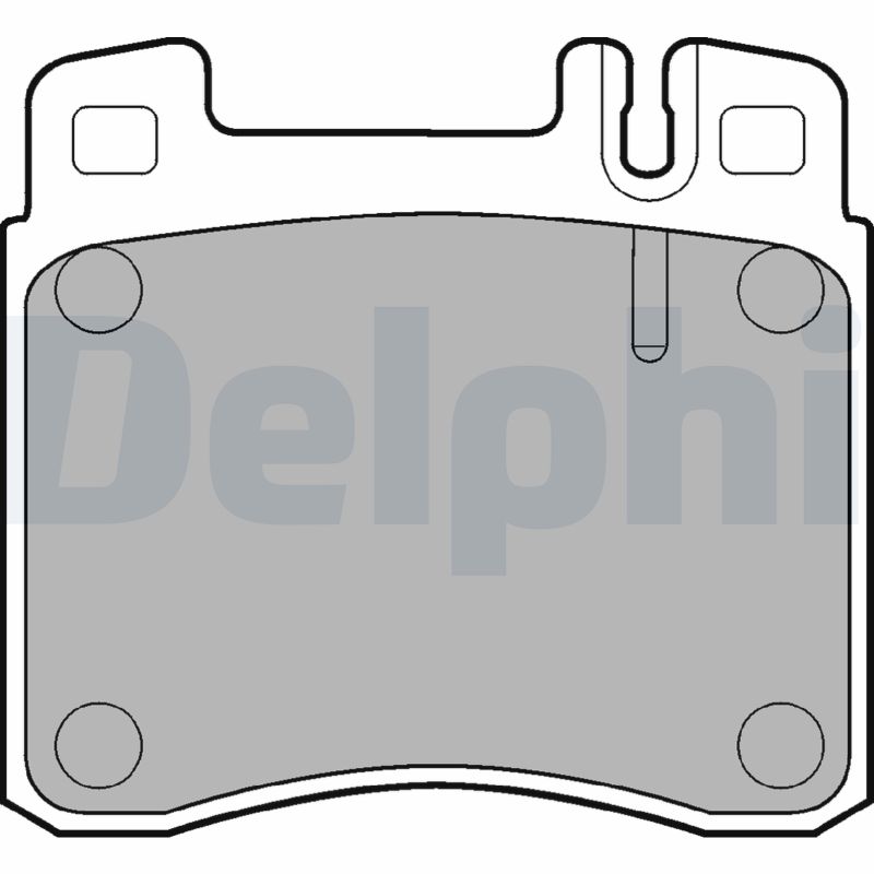 set placute frana,frana disc LP840 DELPHI