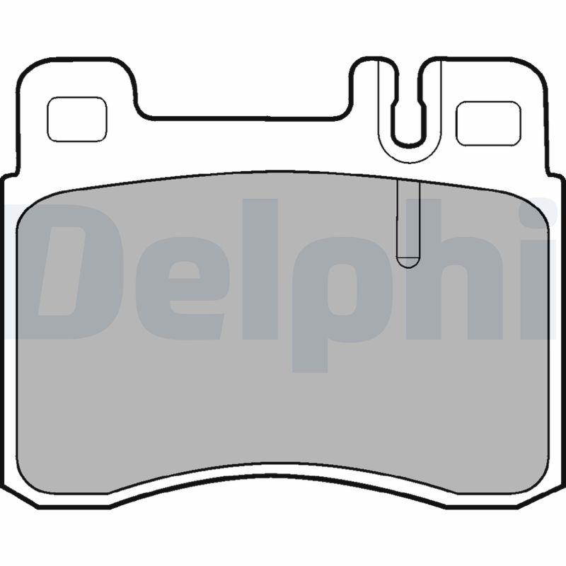 set placute frana,frana disc LP843 DELPHI