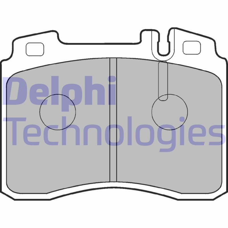 Set placute frana,frana disc LP844 DELPHI