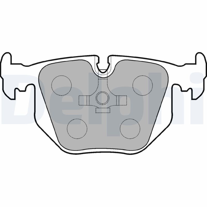 set placute frana,frana disc LP846 DELPHI