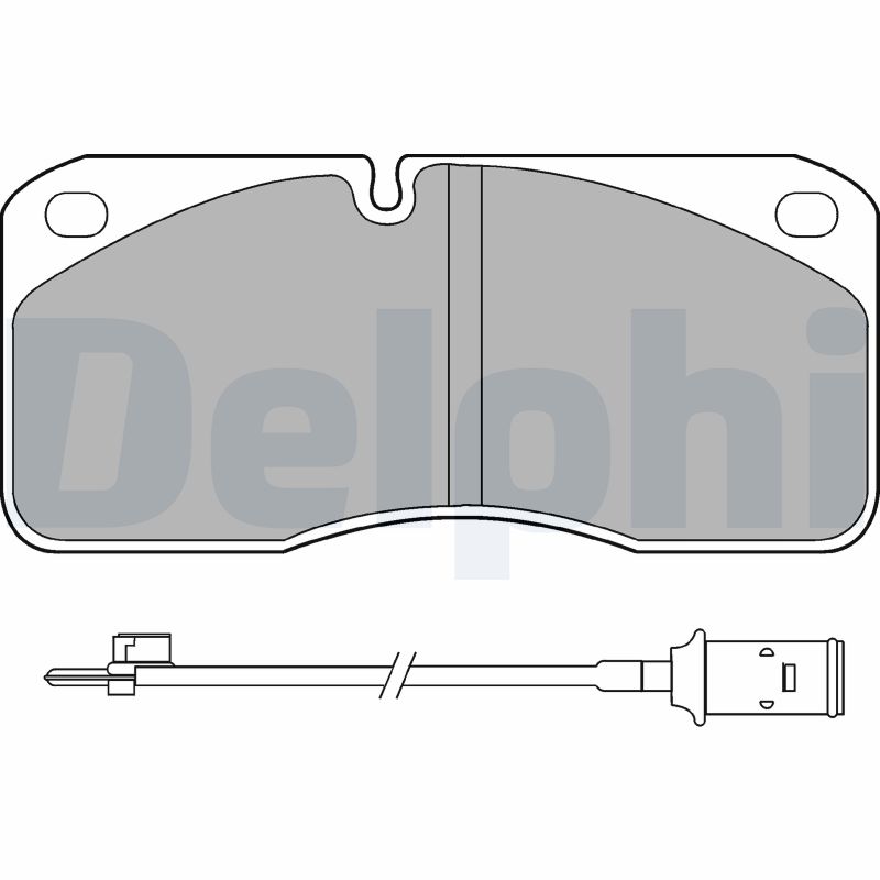 set placute frana,frana disc LP859 DELPHI