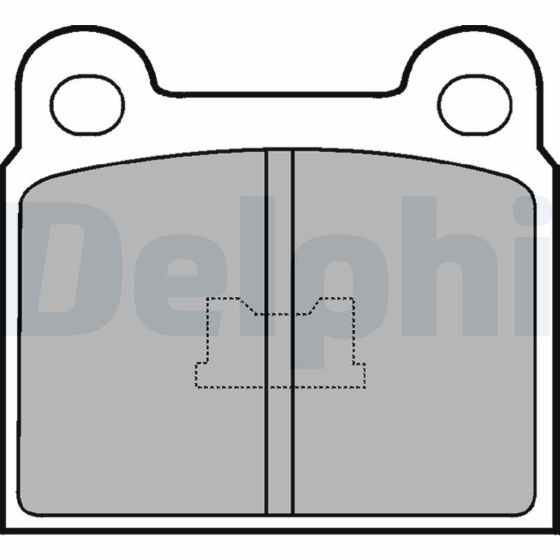 set placute frana,frana disc LP86 DELPHI