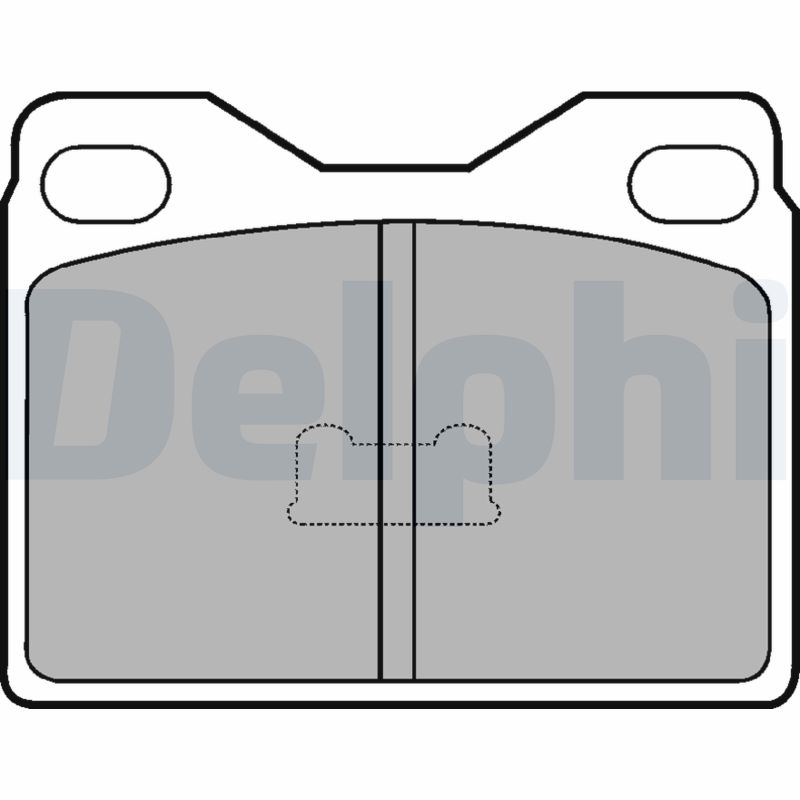set placute frana,frana disc LP88 DELPHI