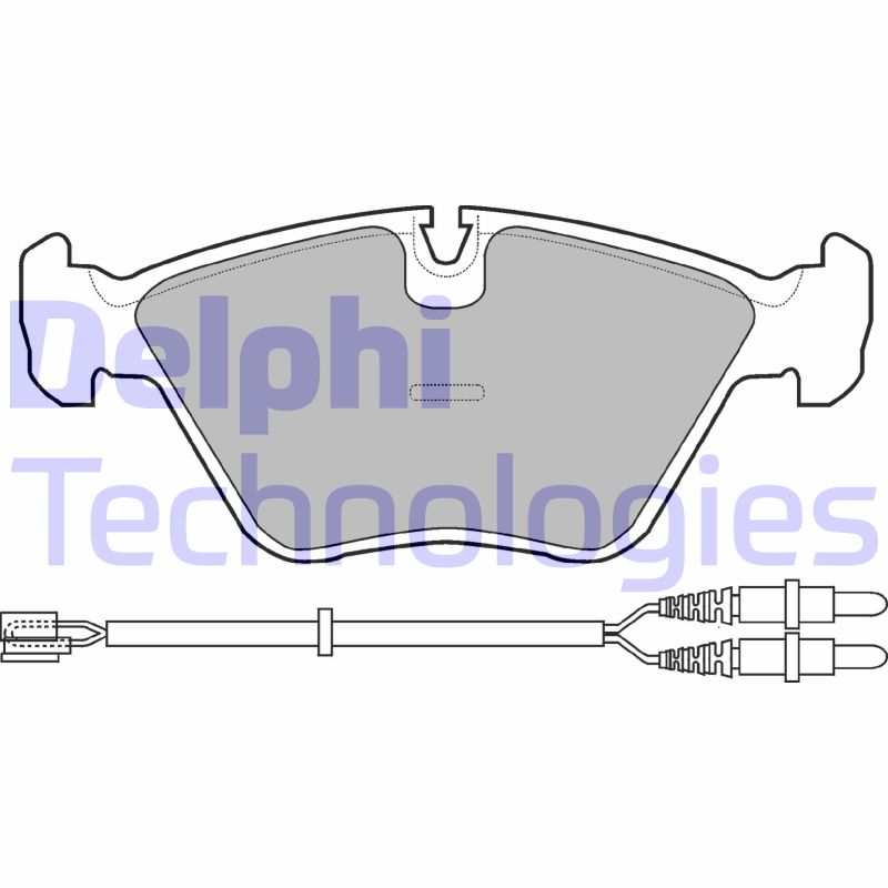 Set placute frana,frana disc LP906 DELPHI