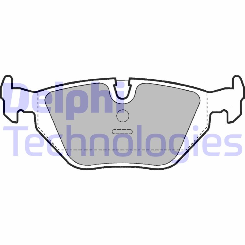 Set placute frana,frana disc LP907 DELPHI