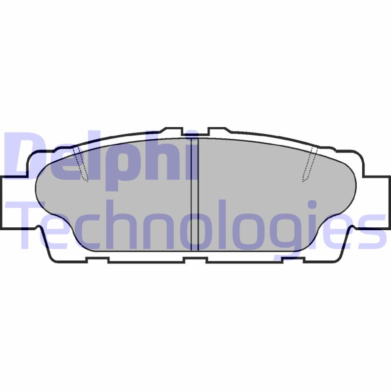 Set placute frana,frana disc LP937 DELPHI