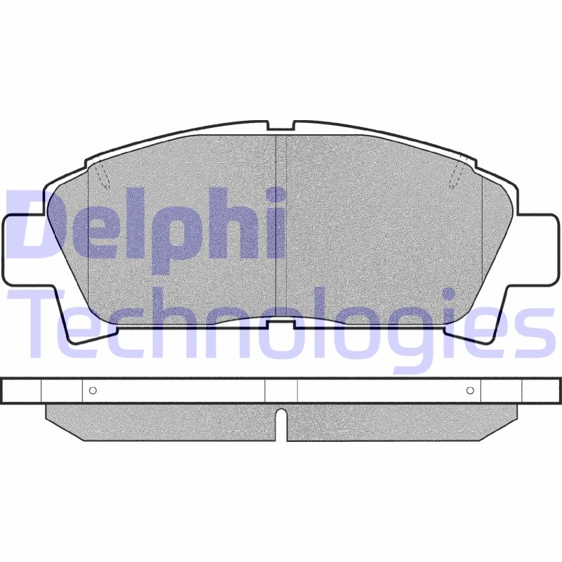 Set placute frana,frana disc LP940 DELPHI