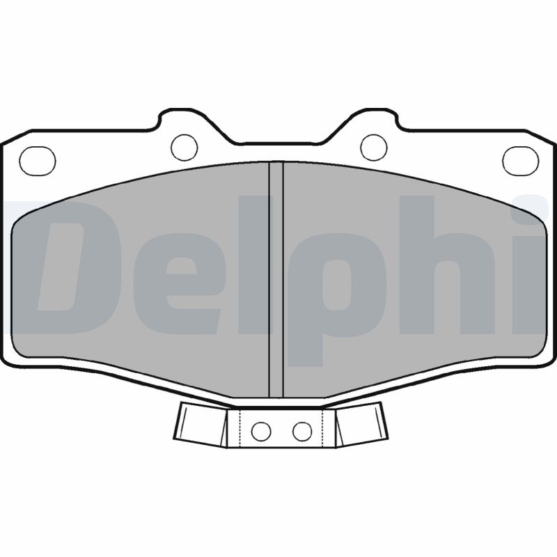 set placute frana,frana disc LP951 DELPHI