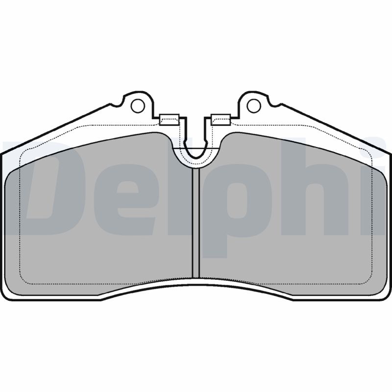 set placute frana,frana disc LP957 DELPHI
