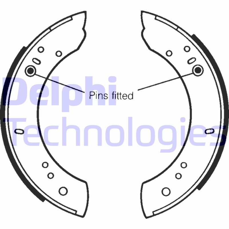 Set saboti frana LS1072 DELPHI