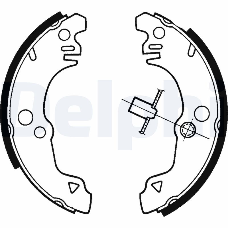 Set saboti frana LS1214 DELPHI
