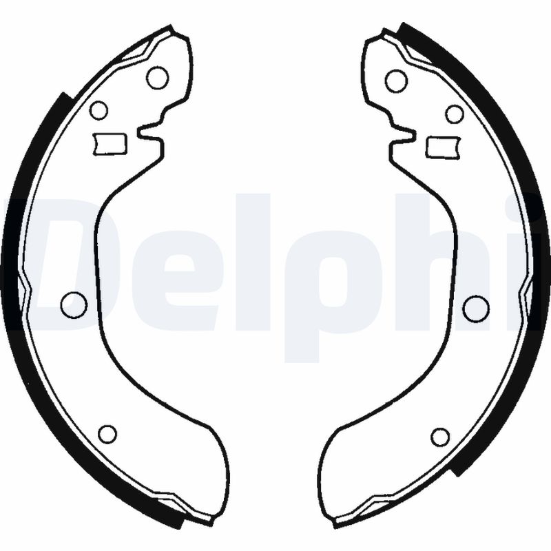 Set saboti frana LS1254 DELPHI