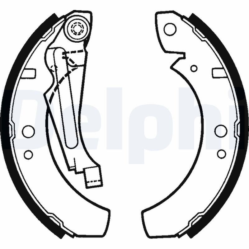Set saboti frana LS1256 DELPHI