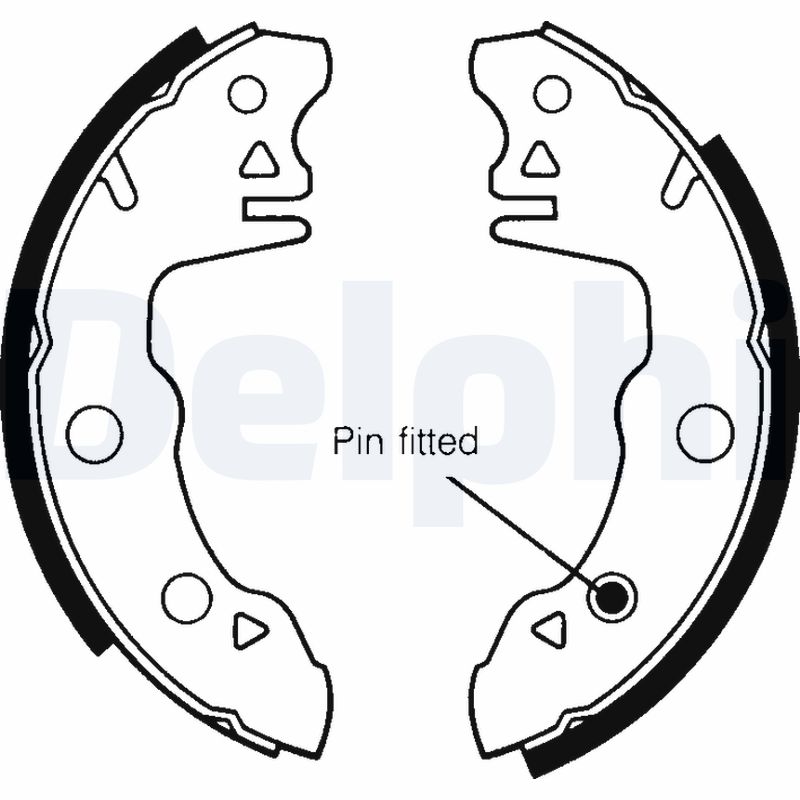 Set saboti frana LS1259 DELPHI
