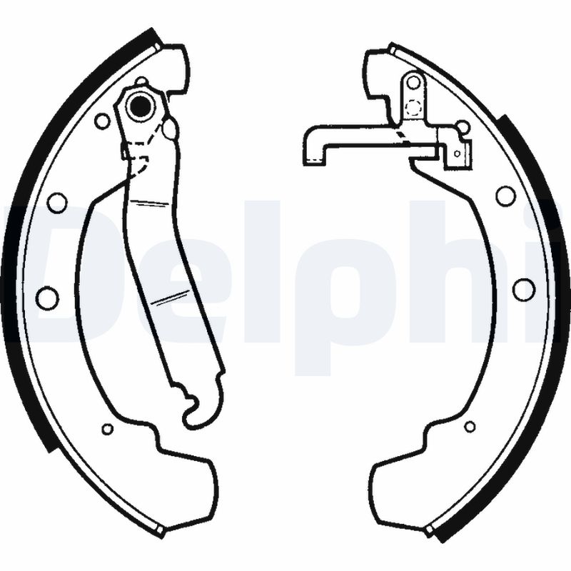 Set saboti frana LS1281 DELPHI
