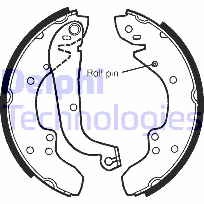 Set saboti frana LS1295 DELPHI