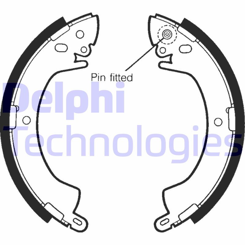 Set saboti frana LS1344 DELPHI
