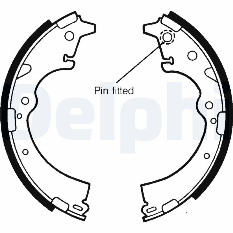 Set saboti frana LS1357 DELPHI