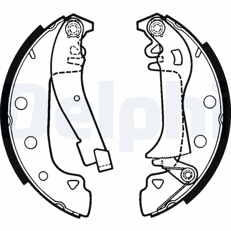 Set saboti frana LS1395 DELPHI