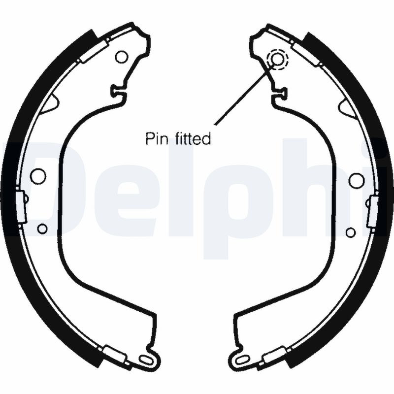 Set saboti frana LS1408 DELPHI