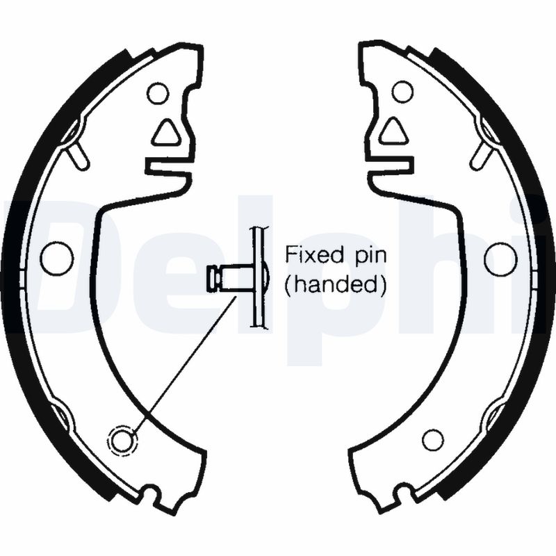 Set saboti frana LS1438 DELPHI