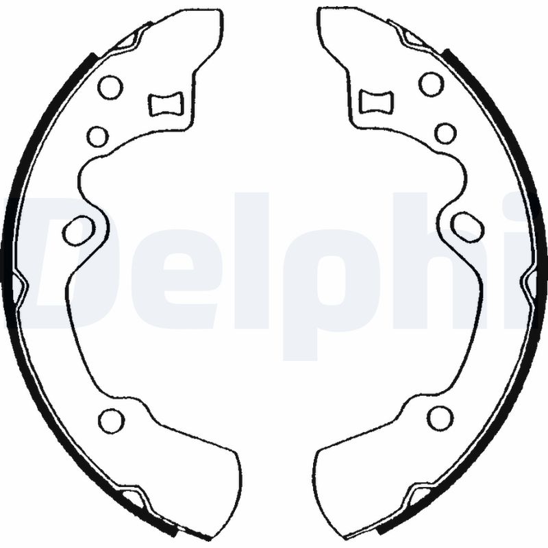 Set saboti frana LS1546 DELPHI