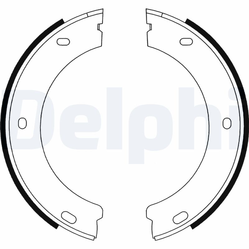 Set saboti frana, frana de mana LS1597 DELPHI