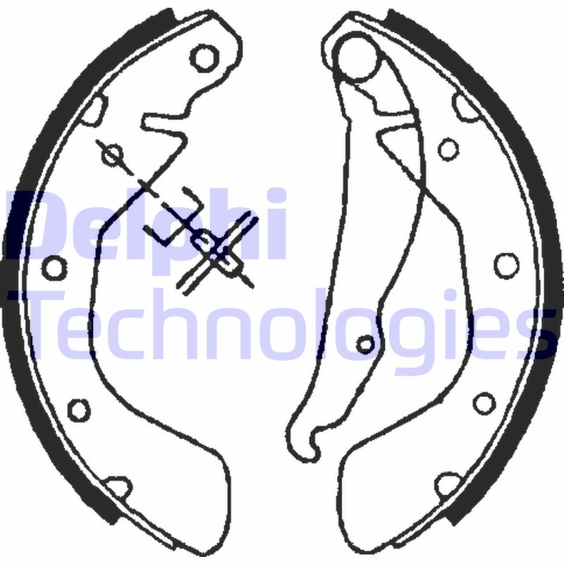 Set saboti frana LS1621 DELPHI