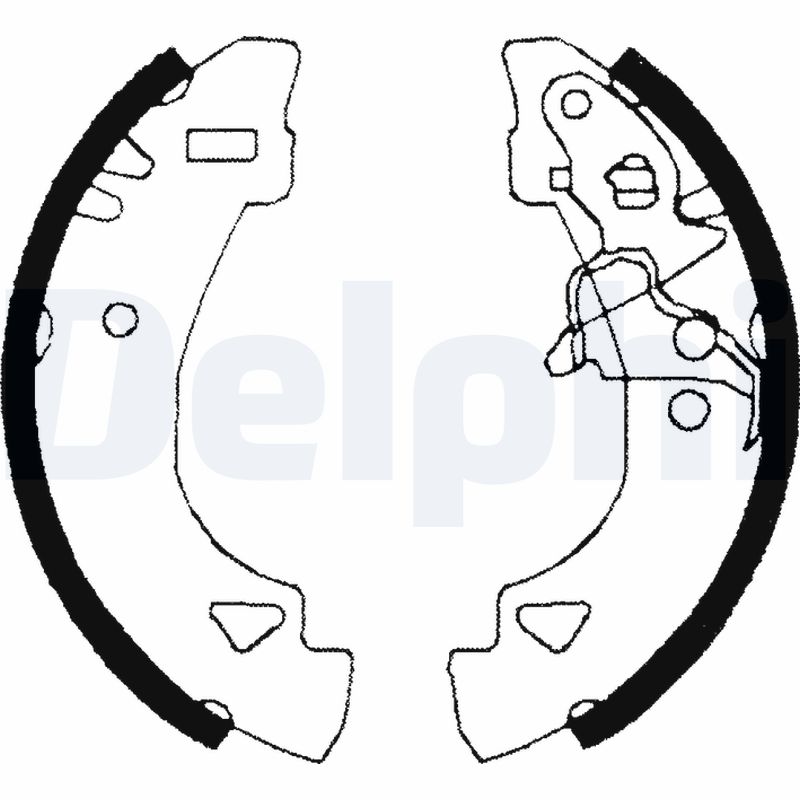 Set saboti frana LS1640 DELPHI