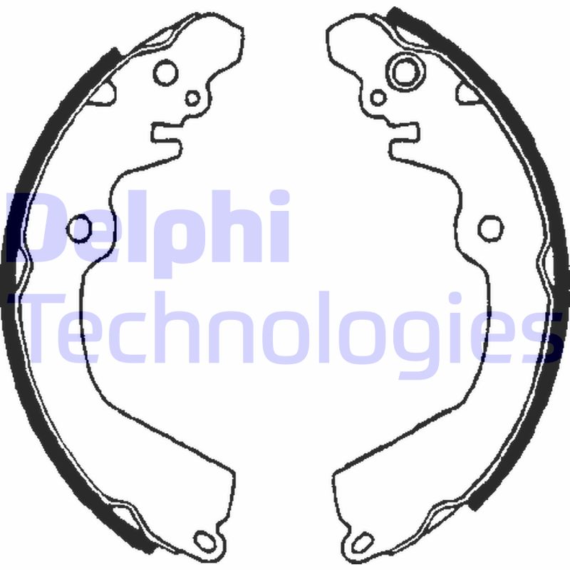 Set saboti frana LS1643 DELPHI
