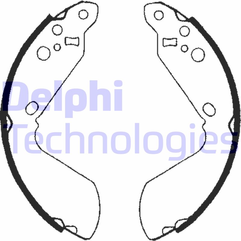 Set saboti frana LS1651 DELPHI