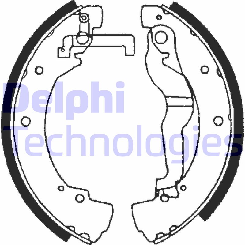 Set saboti frana LS1656 DELPHI