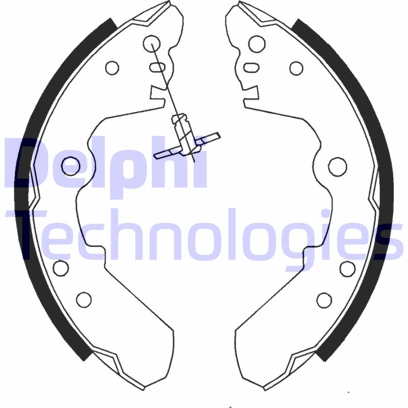 Set saboti frana LS1687 DELPHI