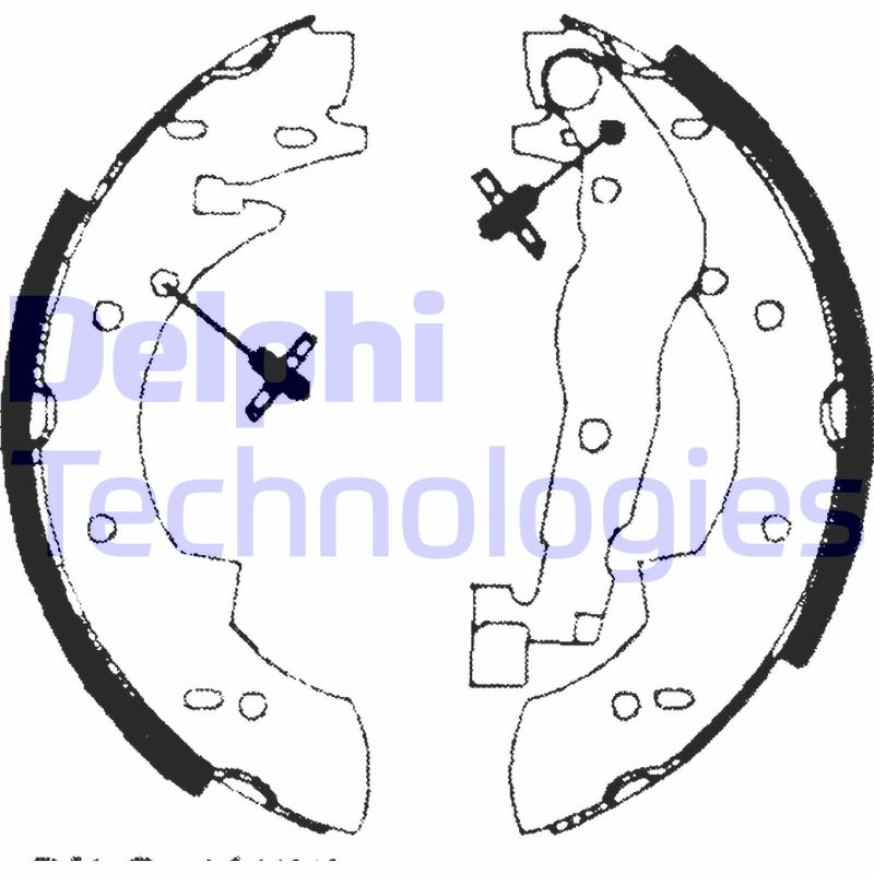 Set saboti frana LS1690 DELPHI