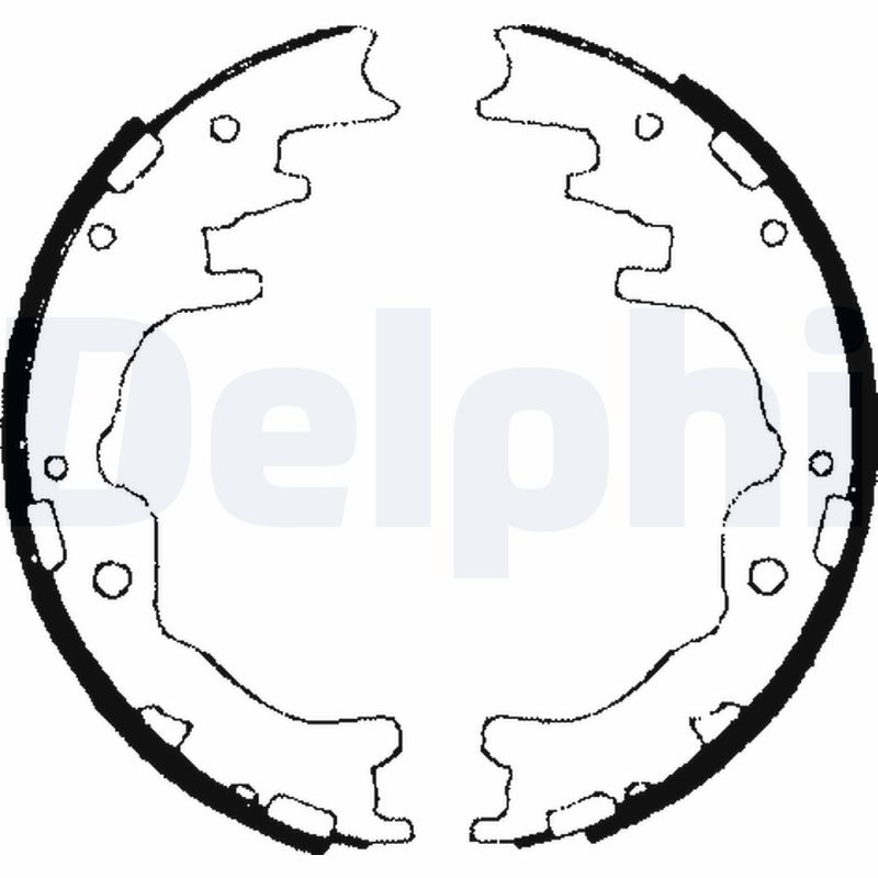 Set saboti frana LS1706 DELPHI