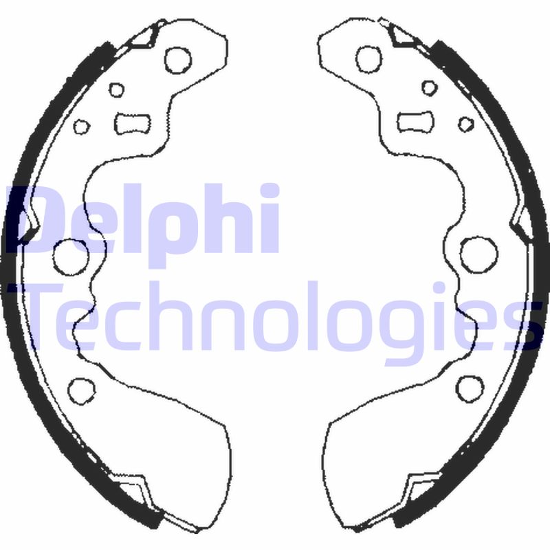 Set saboti frana LS1710 DELPHI