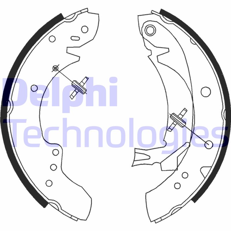 Set saboti frana LS1712 DELPHI